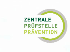 Logo der Zentralen Prüfstelle Prävention. Yoga mit Bezuschussung von der Krankenkasse in Weimar