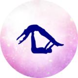 Button Grafik Acrobatic Yoga Weimar