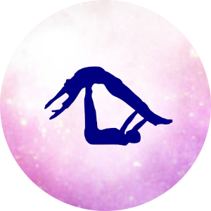 Button Grafik Acrobatic Yoga Weimar